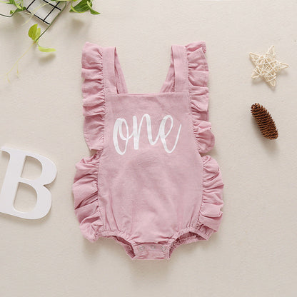 Infant Multicolor Bellyband Jumpsuit Romper