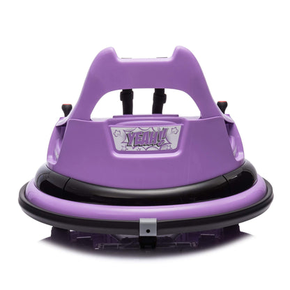 ToyRides Elite 12V Ride On Bumper Car for Kids, 1.5-5 Years Old, Purple