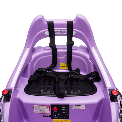 ToyRides Elite 12V Ride On Bumper Car for Kids, 1.5-5 Years Old, Purple