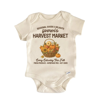 Fall Farmers Harvest Market Baby Gift Baby Bodysuit