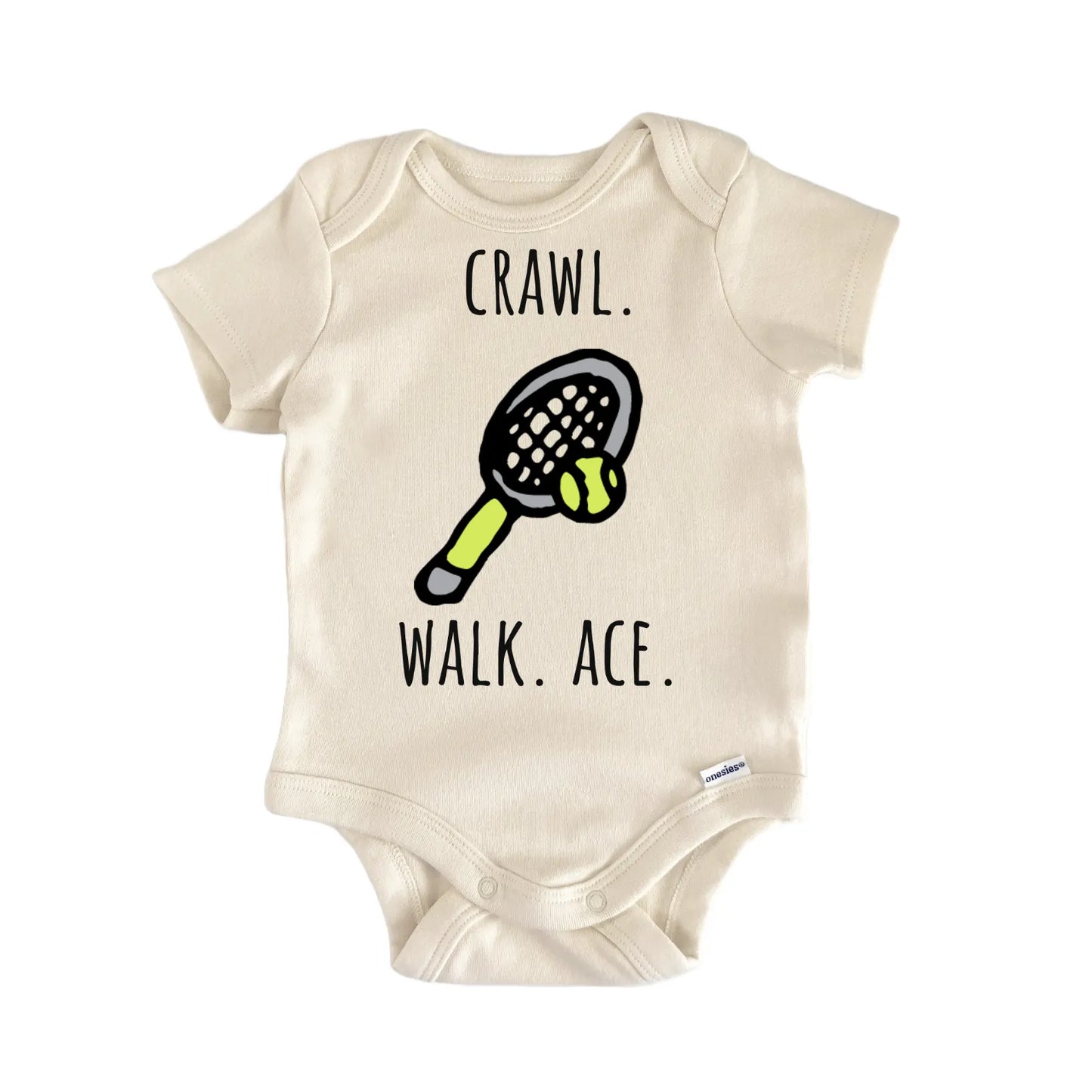 Tennis Player Ace Sports Baby Gift Baby Bodysuit