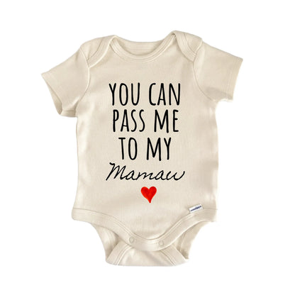 Mamaw Announcement Baby Gift Baby Bodysuit