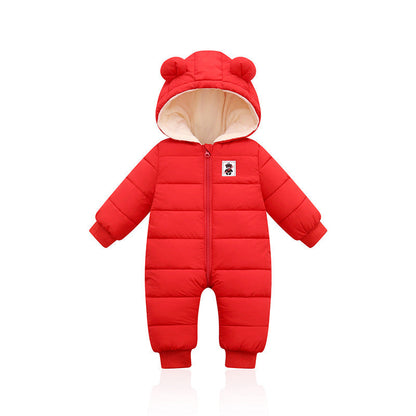 Padded down cotton suit
