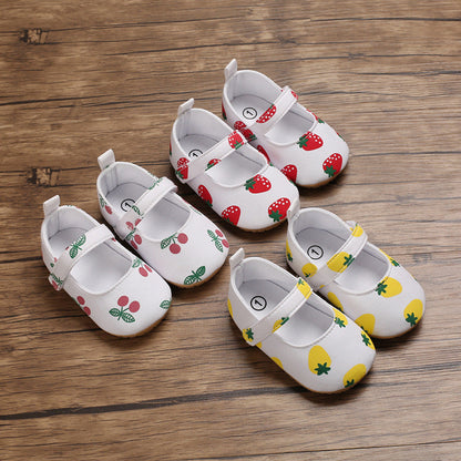 Baby Toddler Shoes Soft Rubber Sole Indoor Soft Sole Princess Shoes