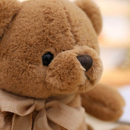 Cute Teddy Bear Plush Toy Hug Bear Doll Butterfly Bow Tie Bear Doll Ragdoll Girl Birthday Gift