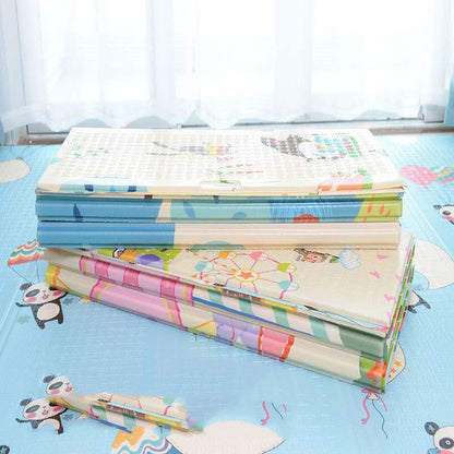 Large Thickened Cold Insulation Folding Crawling Mat Baby Crawling Mat Home Living Room Game Mat Stitching Foam Mat