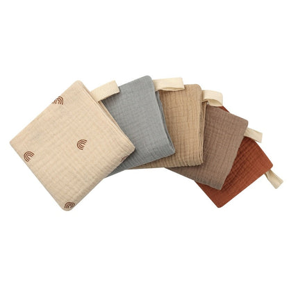 Baby Four-Layer Gauze Cotton Small Square Towel Saliva Towel Face Towel