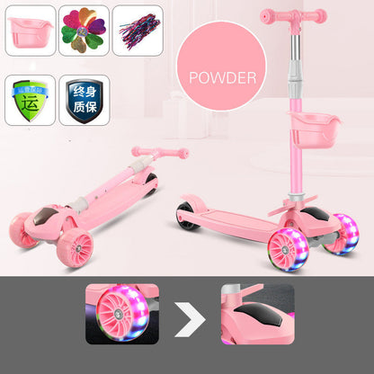 Children'S Scooter Mi Gao Three-In-One Kids Skateboard Scooter Scooter