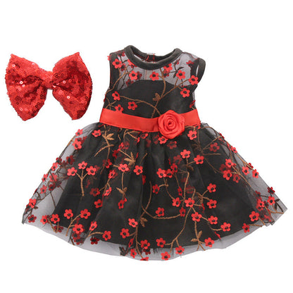 American Girl Doll Clothes Saf Dress And Headdress Doll Set