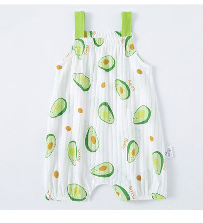 Baby Sling Bag Fart Clothing Baby Sleeveless One-piece