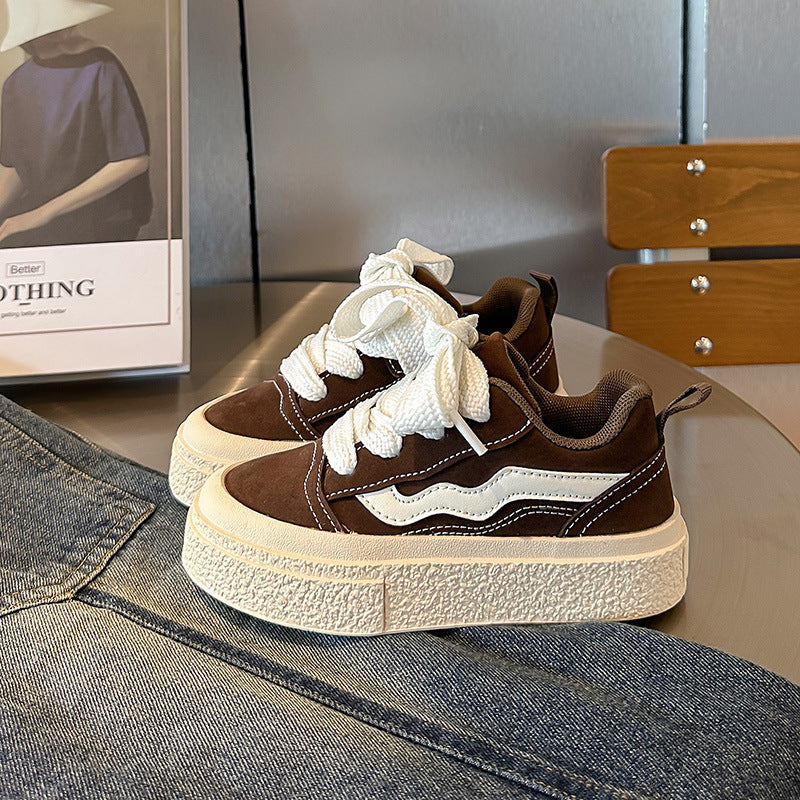 Spring And Autumn New Boys Casual Sneaker Korean Girls Soft Bottom
