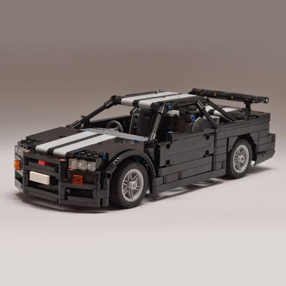 R34 Sports Car Remote Control Building Block Toy