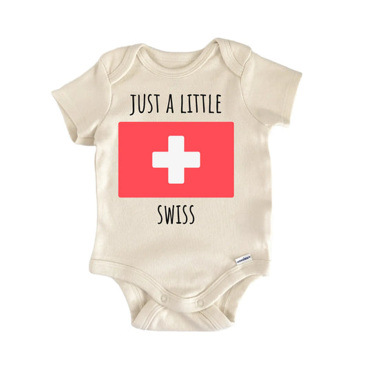 Switzerland Swiss Baby Gift Baby Bodysuit