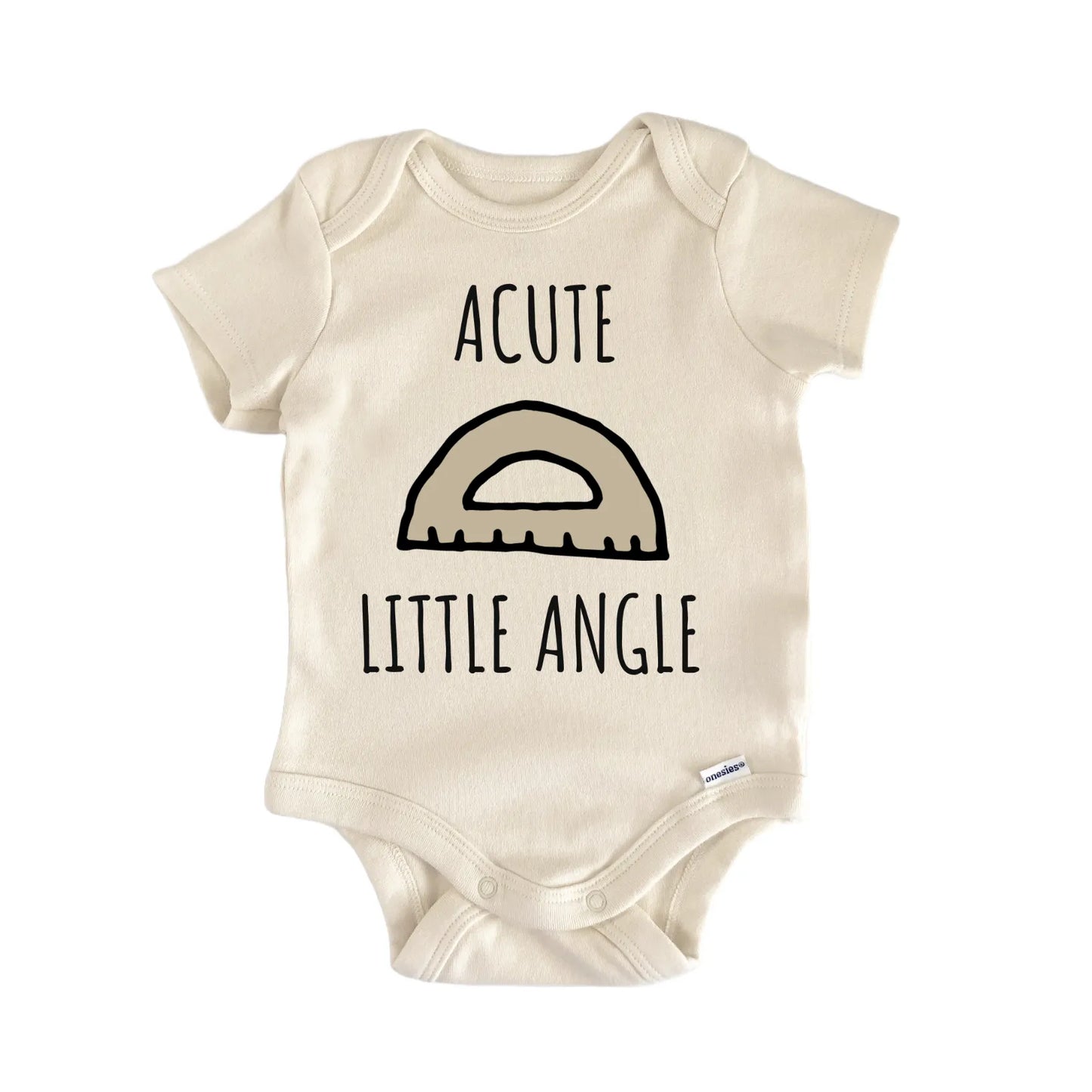 Acute Angle Math Mathematics Baby Gift Baby Bodysuit