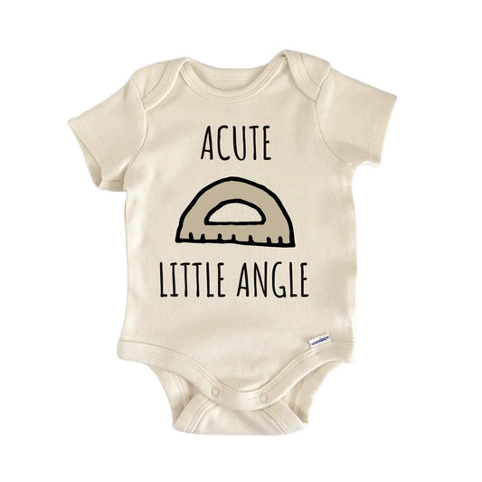 Acute Angle Math Mathematics Baby Gift Baby Bodysuit