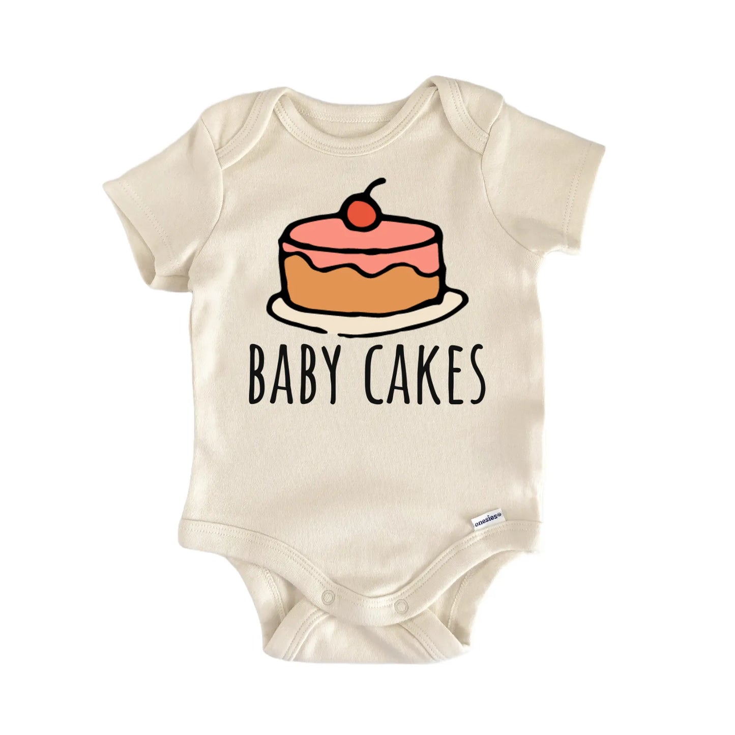 Baby Cakes Bakery Baker Cake Baby Gift Baby Bodysuit