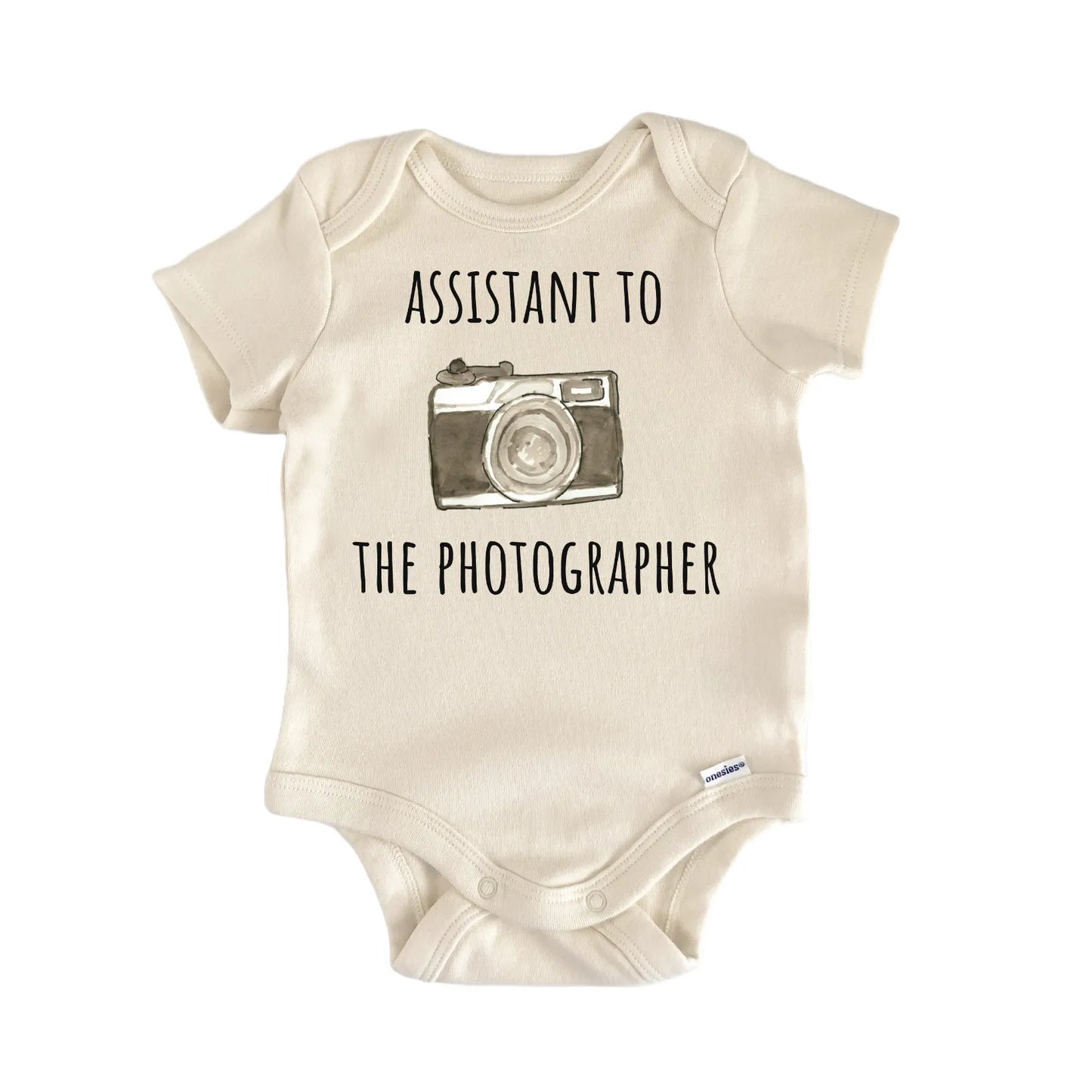 Assistant Photographer Camera Infant Gift Baby Bodysuit
