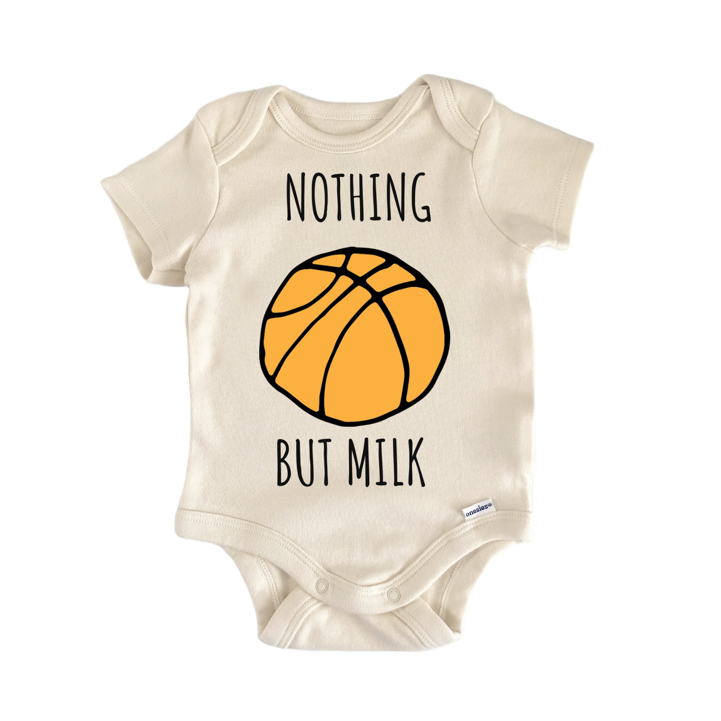 Basketball Milk Swish Ball Sports Infant Gift Baby Bodysuit