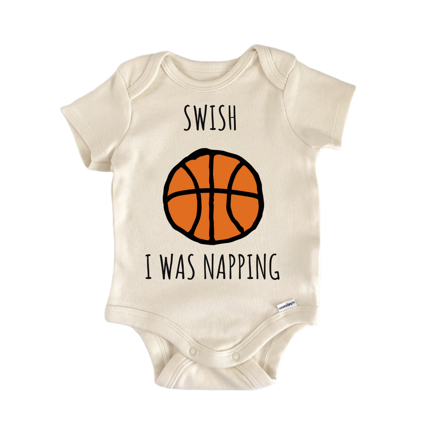 Basketball Nap Swish Sports Ball Baby Gift Baby Bodysuit