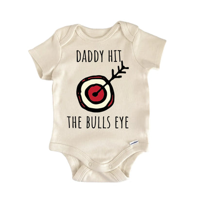 Bulls Eye Archery Bow Arrow Infant Gift Baby Bodysuit