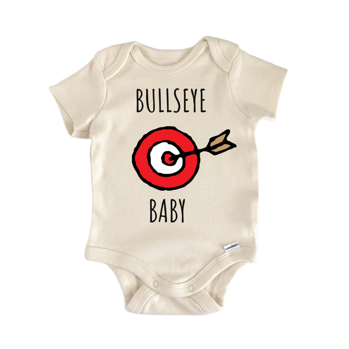 Bullseye Archery Bow Arrow Baby Gift Baby Bodysuit