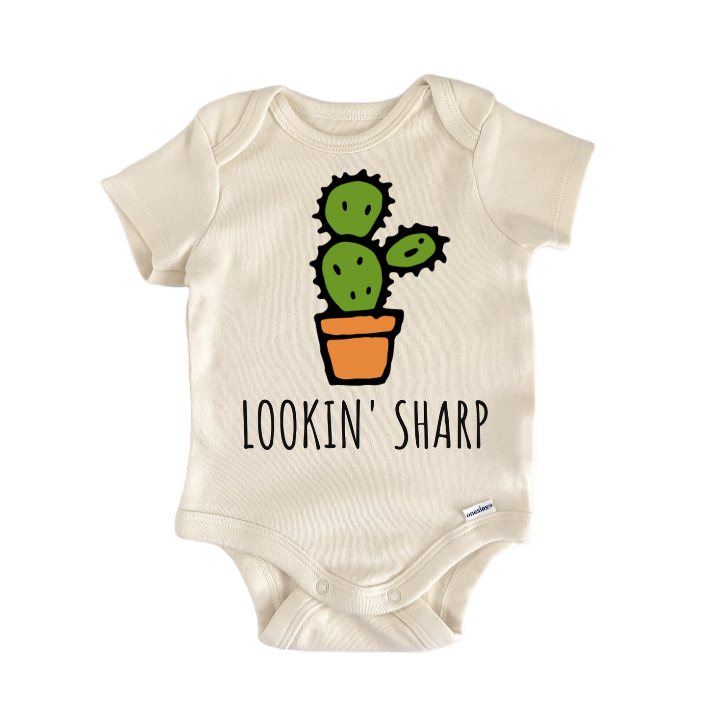Cactus Desert Flower Succulant Baby Gift Baby Bodysuit