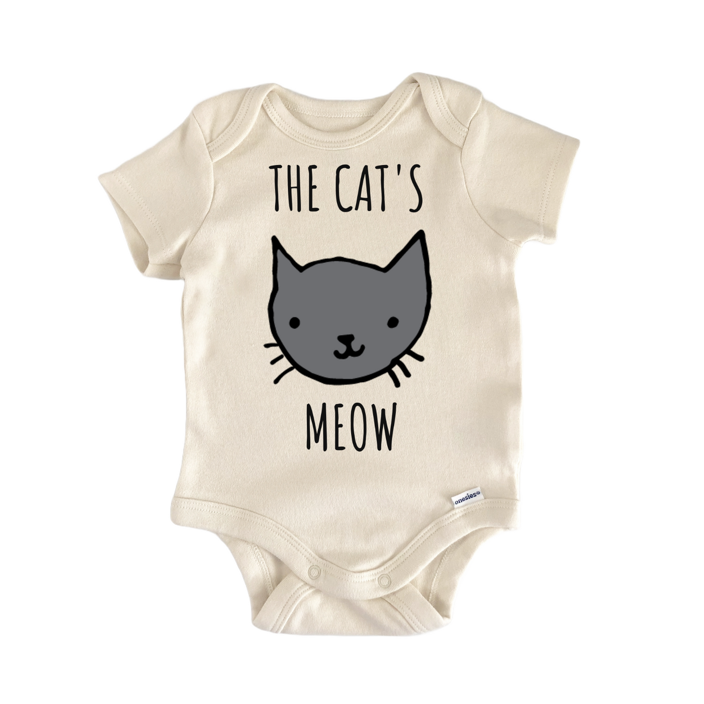 Cat's Meow Pet Cat Feline Infant Gift Baby Bodysuit