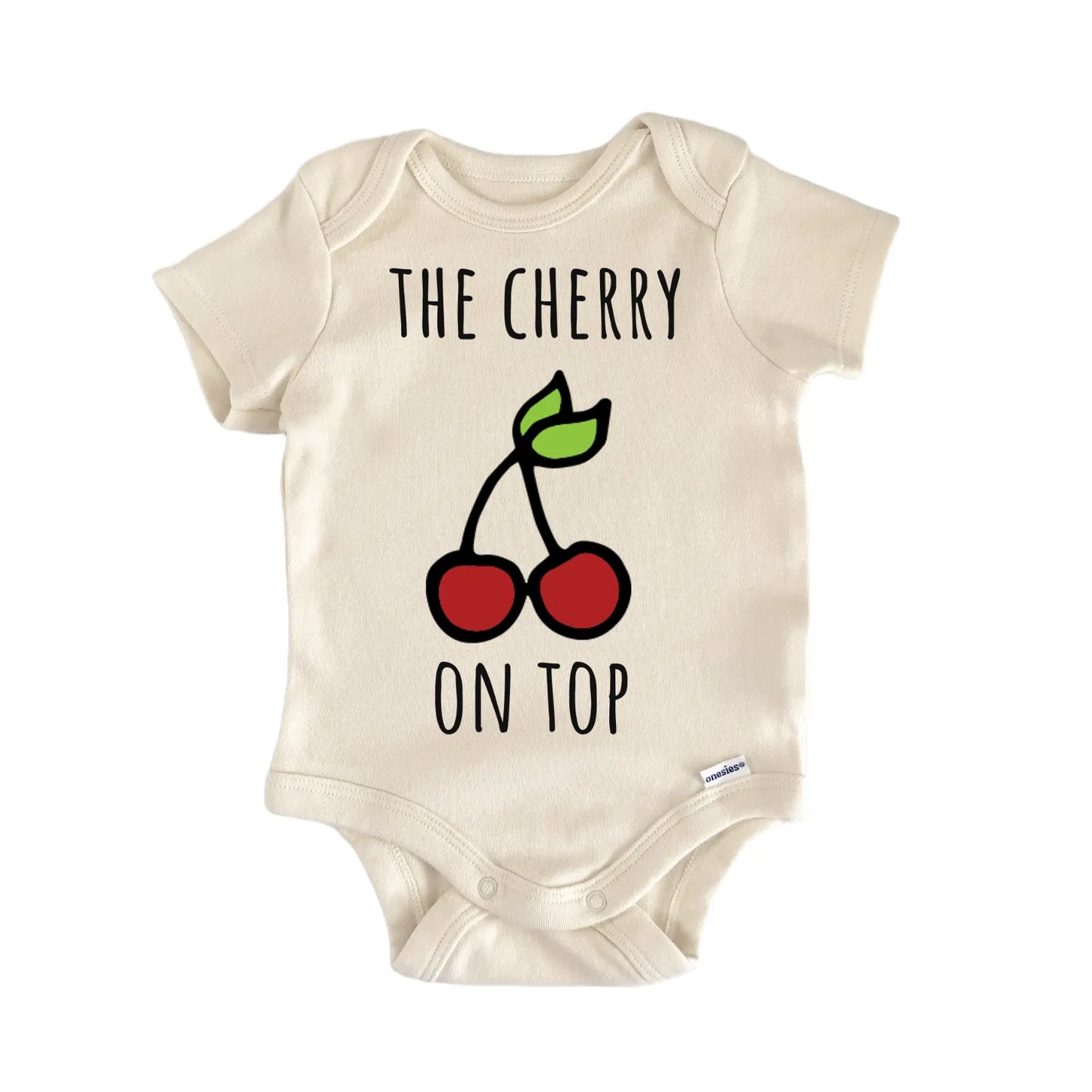 Cherry On Top Fruit Cherries Infant Gift Baby Bodysuit
