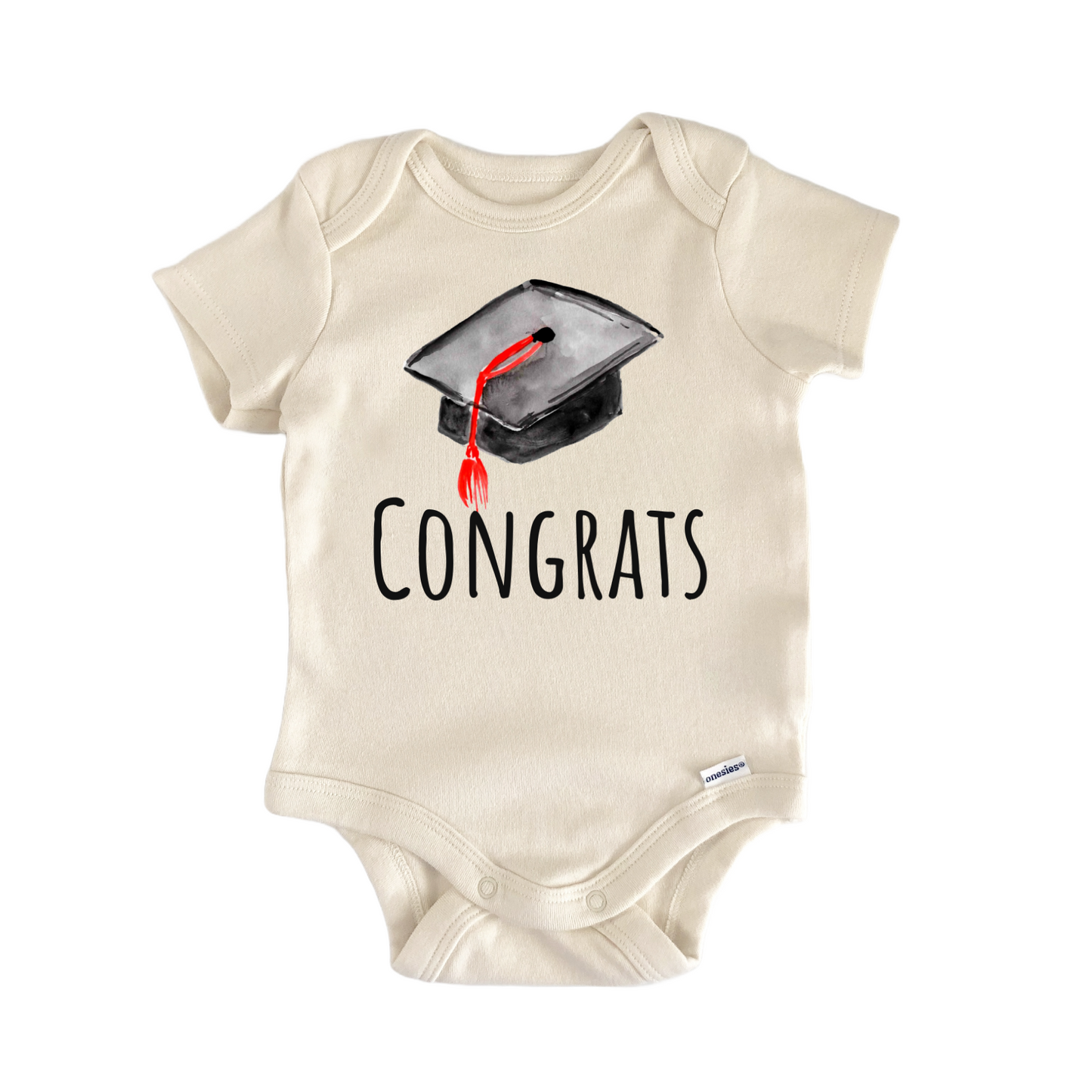 Congrats Graduation School College Baby Gift Baby Bodysuit