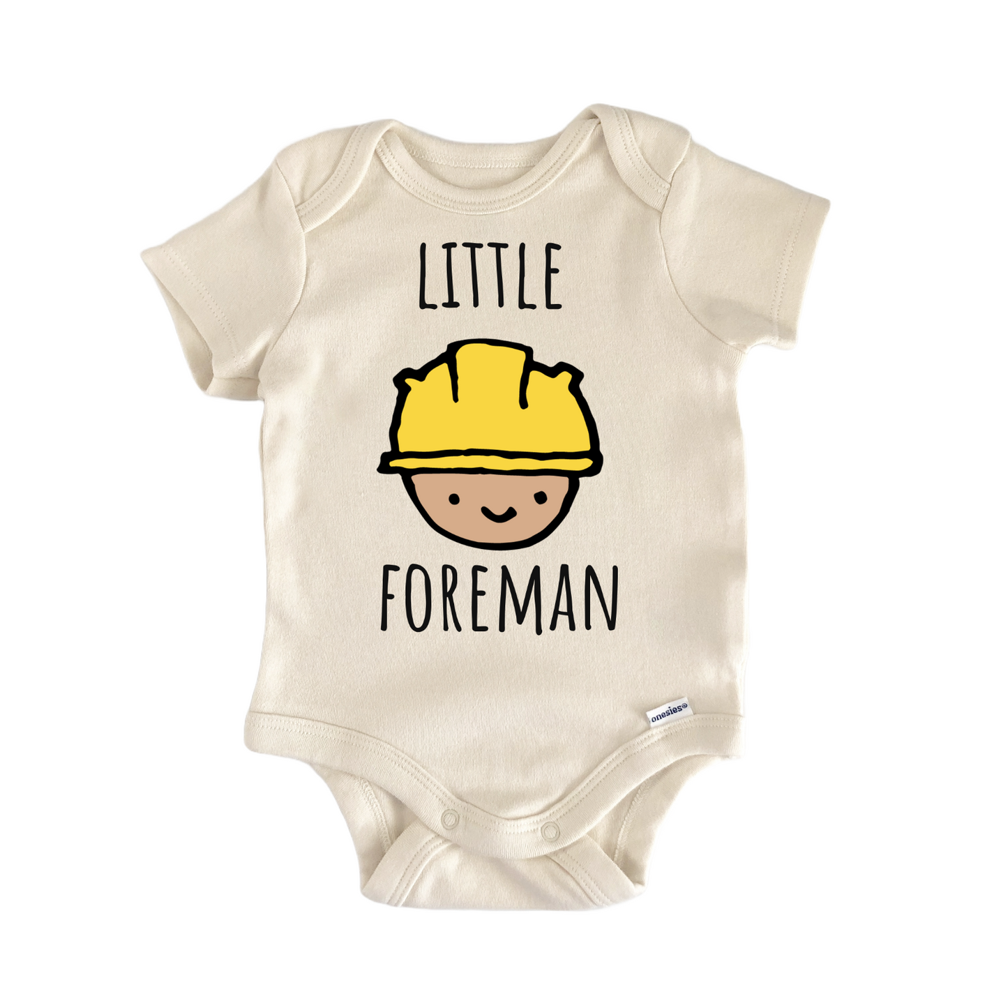 Construction Building Foreman Hard Hat Baby Gift Baby Bodysuit
