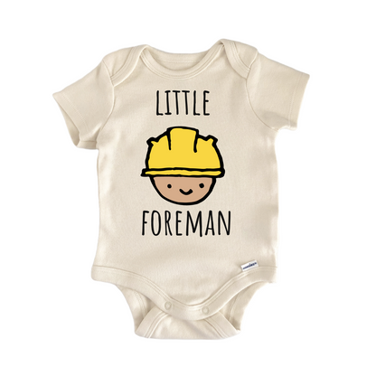 Construction Building Foreman Hard Hat Baby Gift Baby Bodysuit