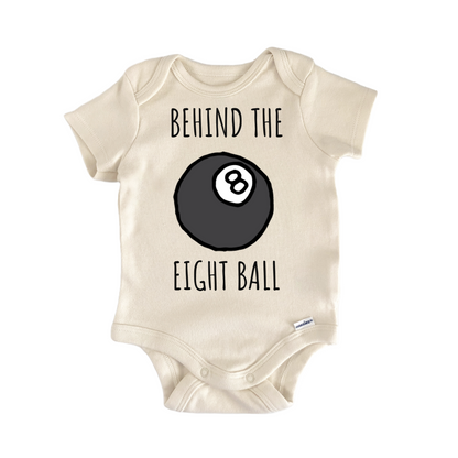 Eight Ball Billiards Pool Table Newborn Gift Baby Bodysuit
