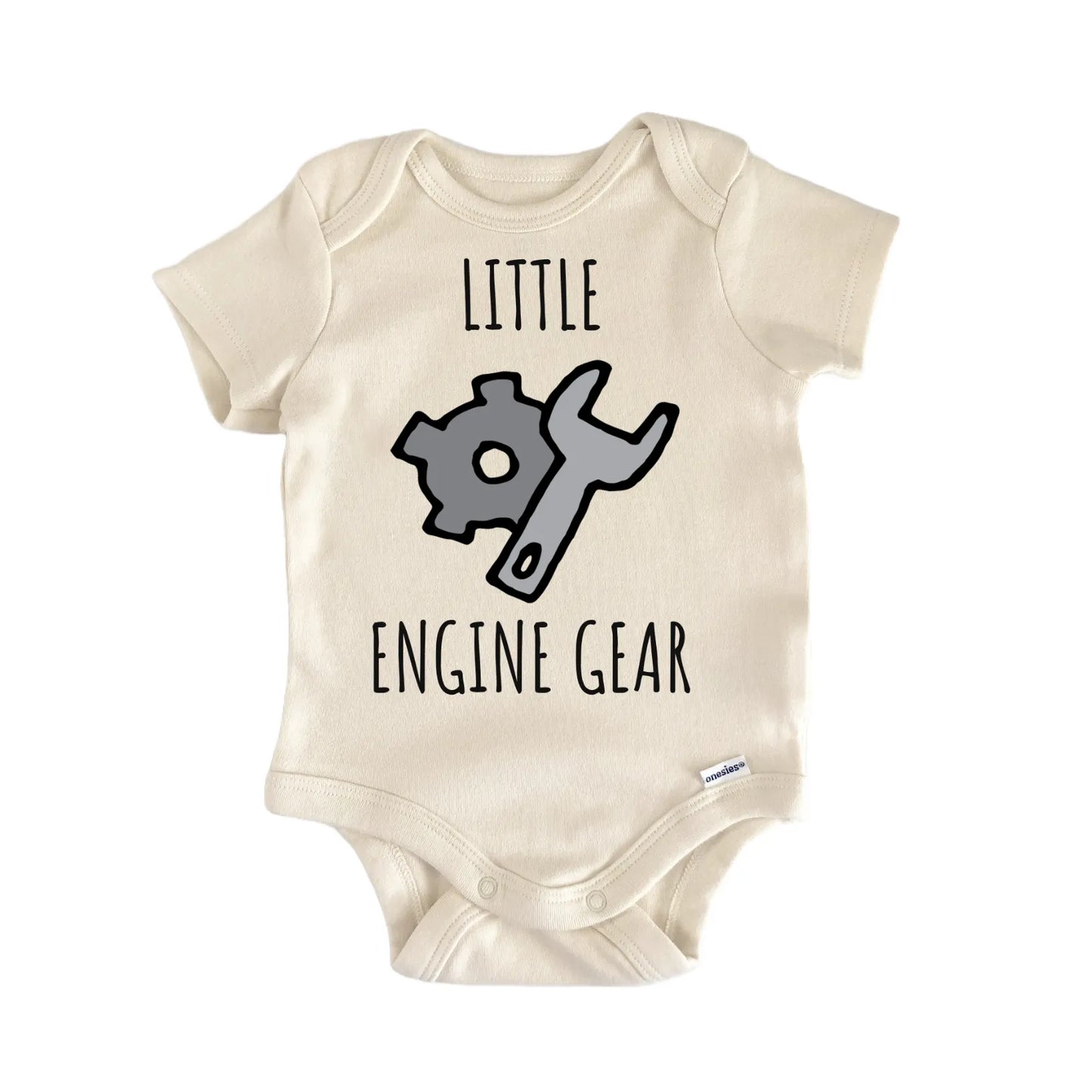 Engineer Engine Mechanic Gear Baby Gift Baby Bodysuit