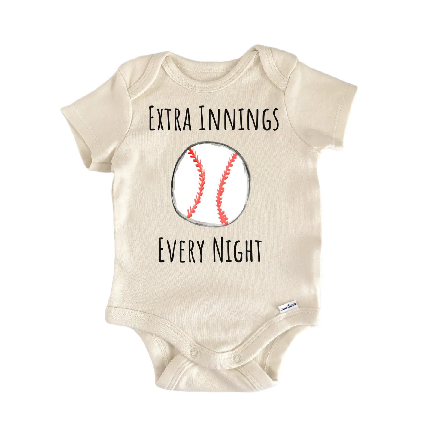Extra Innings Baseball Baby Gift Baby Bodysuit