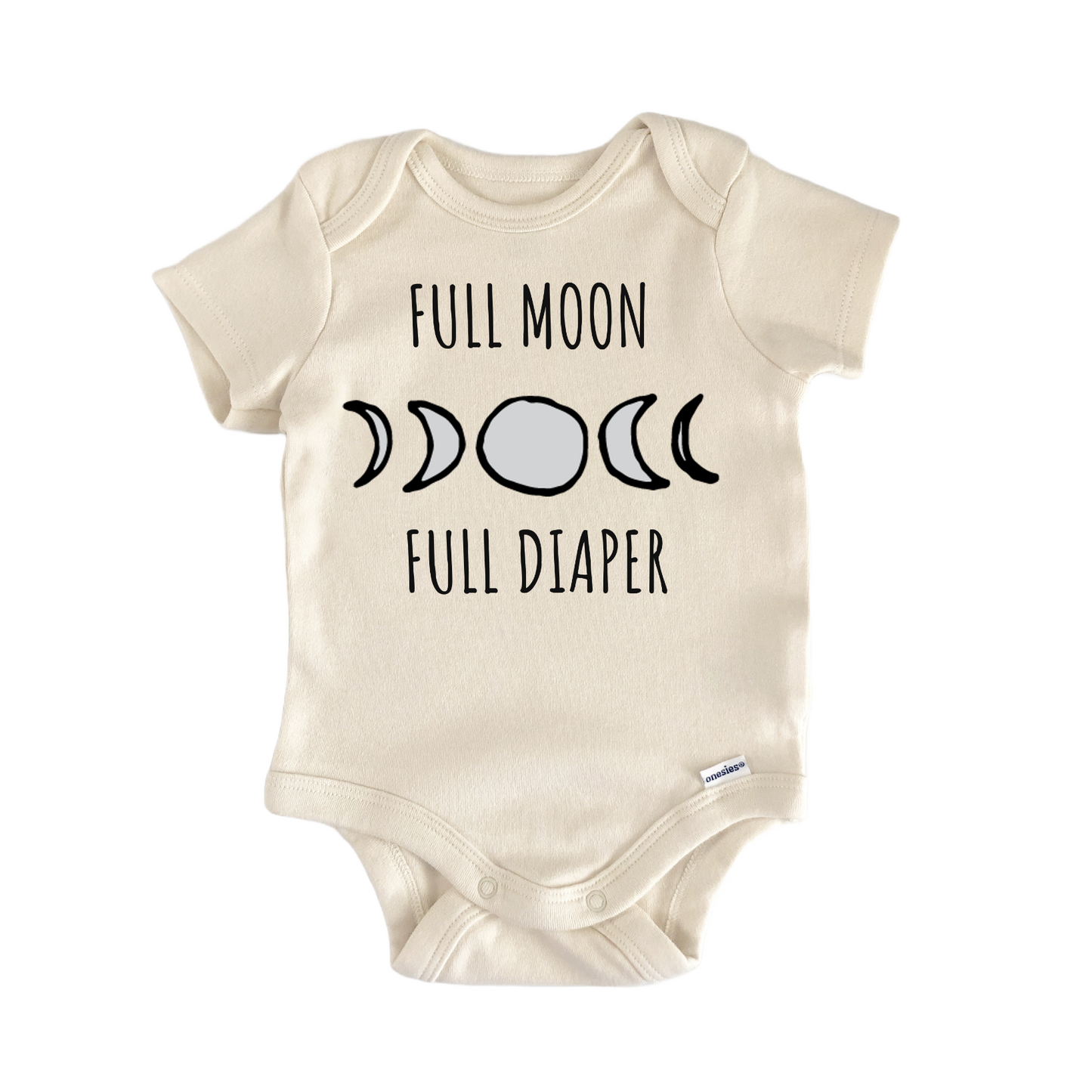 Full Moon Phase Stars Baby Gift Baby Bodysuit