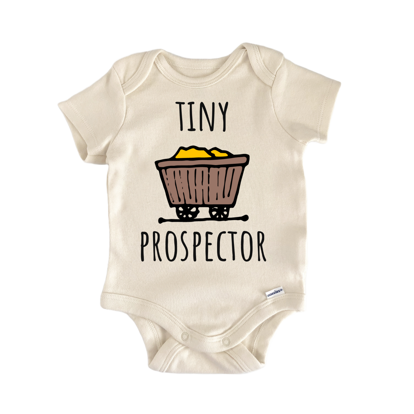 Gold Prospect Treasure Mine Infant Gift Baby Bodysuit