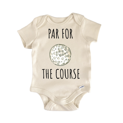 Golf Par Course Golfer Golfing Infant Gift Baby Bodysuit