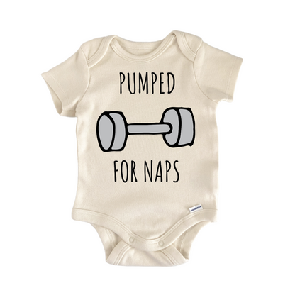 Gym Pumped For Naps Fitness Baby Gift Baby Bodysuit