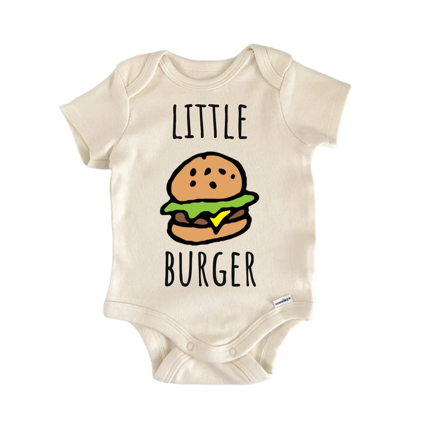 Hamburger Burger Bbq Cook Out Infant Gift Baby Bodysuit