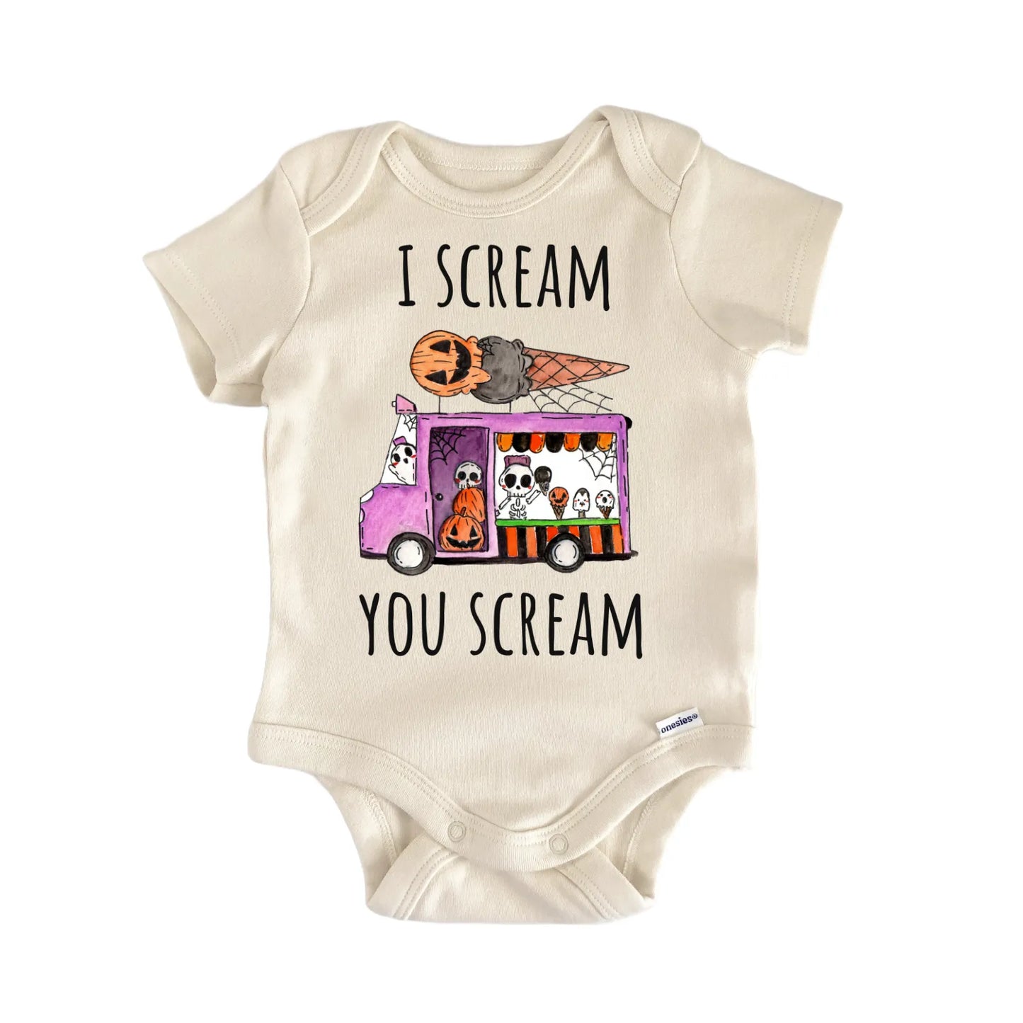 Halloween Ice Cream Baby Gift Baby Bodysuit