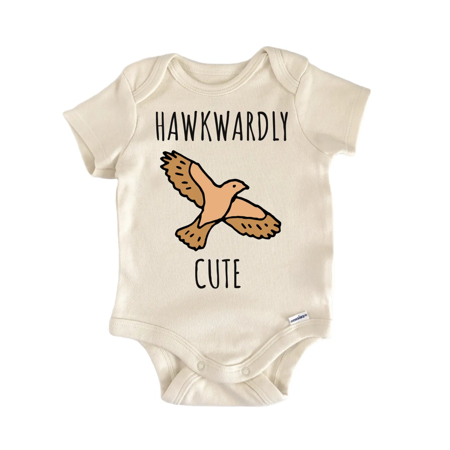 Hawk Bird Cute Baby Gift Baby Bodysuit