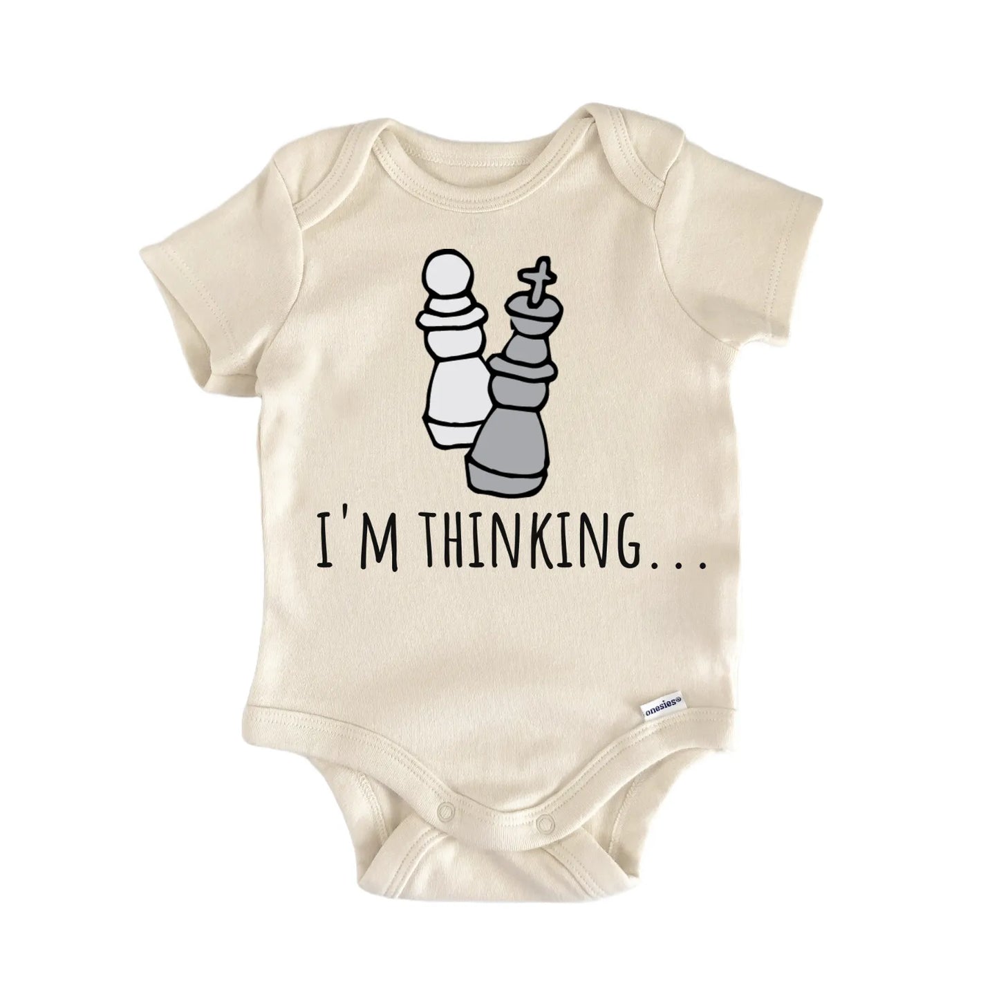 I'm Thinking Chess Game Infant Gift Baby Bodysuit