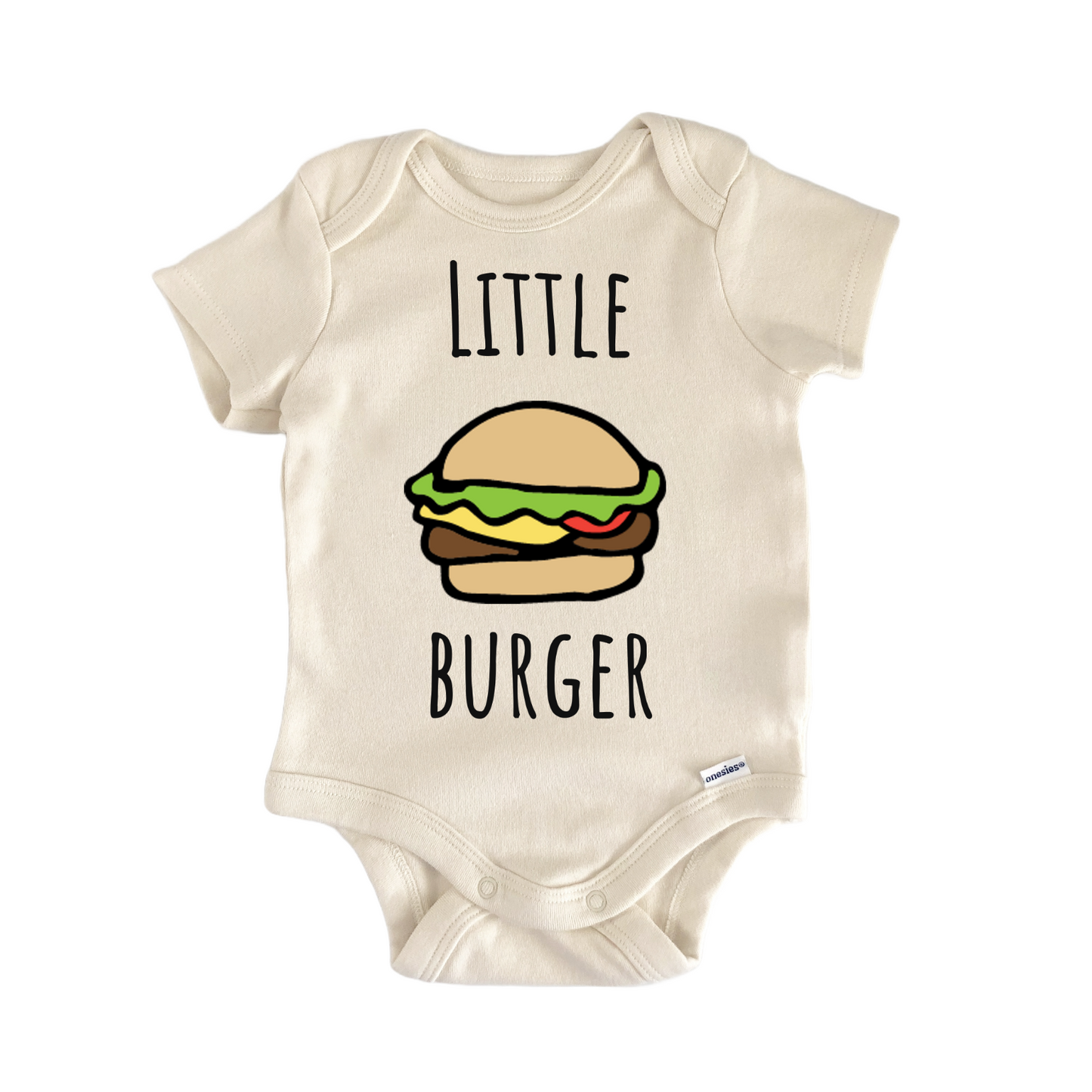 Little Burger Barbeque Bbq Hamburger Baby Gift Baby Bodysuit