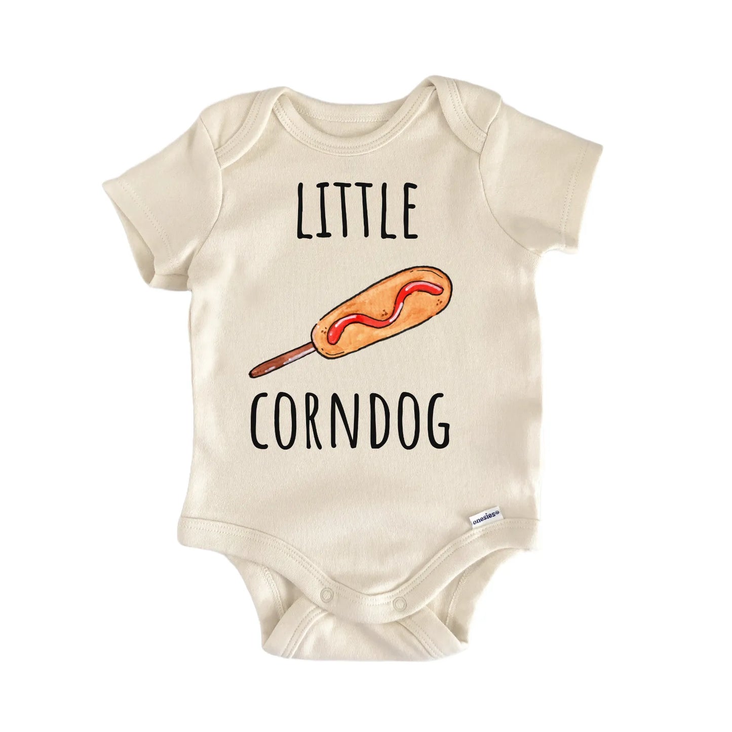 Little Corndog Carnival Food Baby Gift Baby Bodysuit