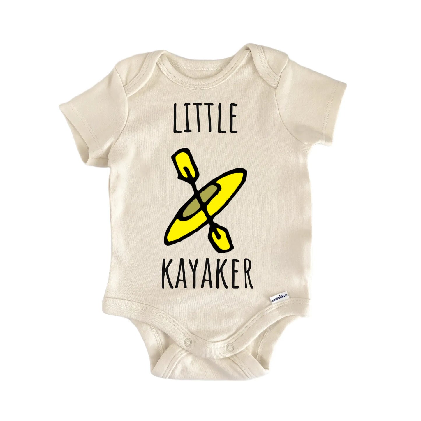 Little Kayaker Kayak Lake River Newborn Gift Baby Bodysuit