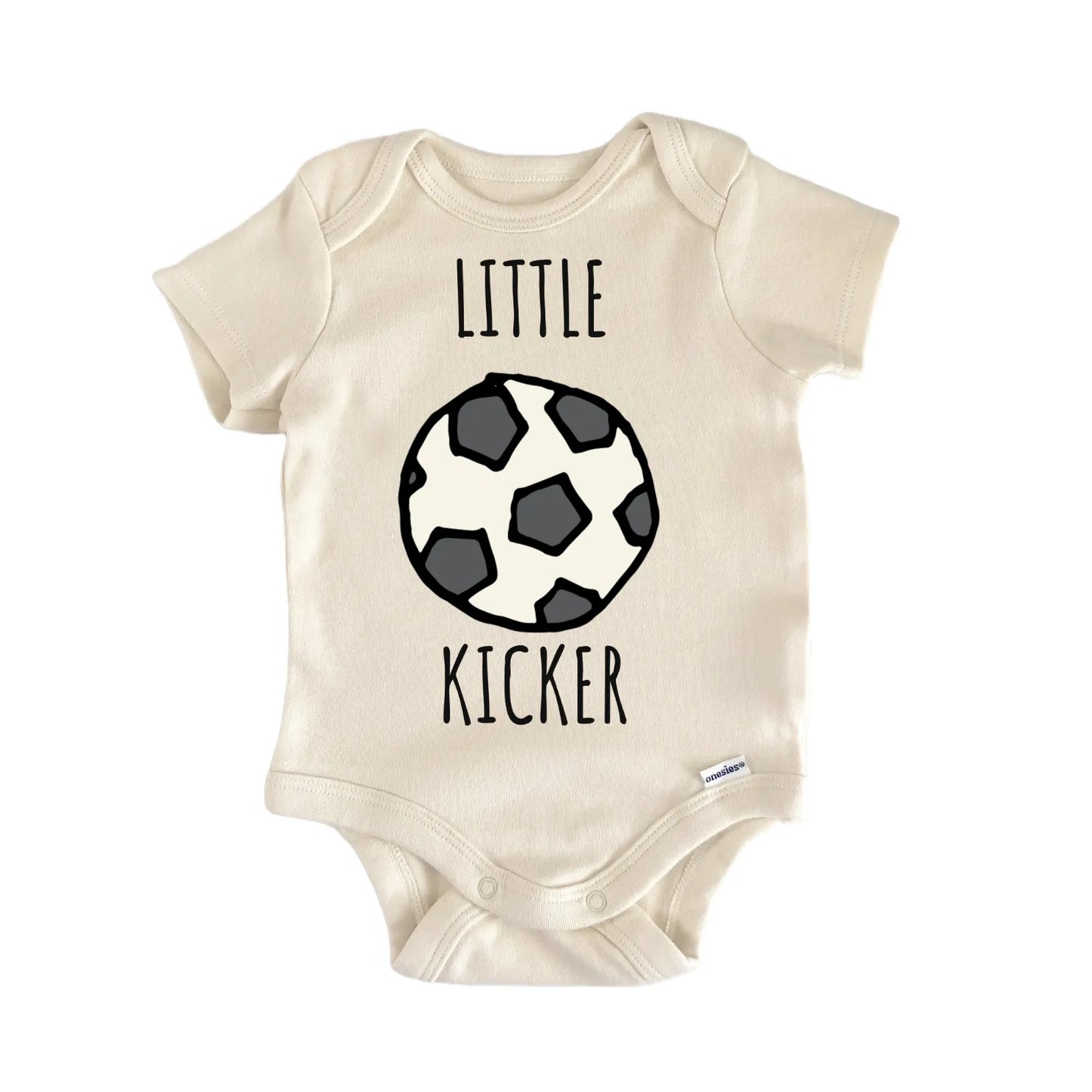 Little Kicker Soccer Ball Baby Gift Baby Bodysuit