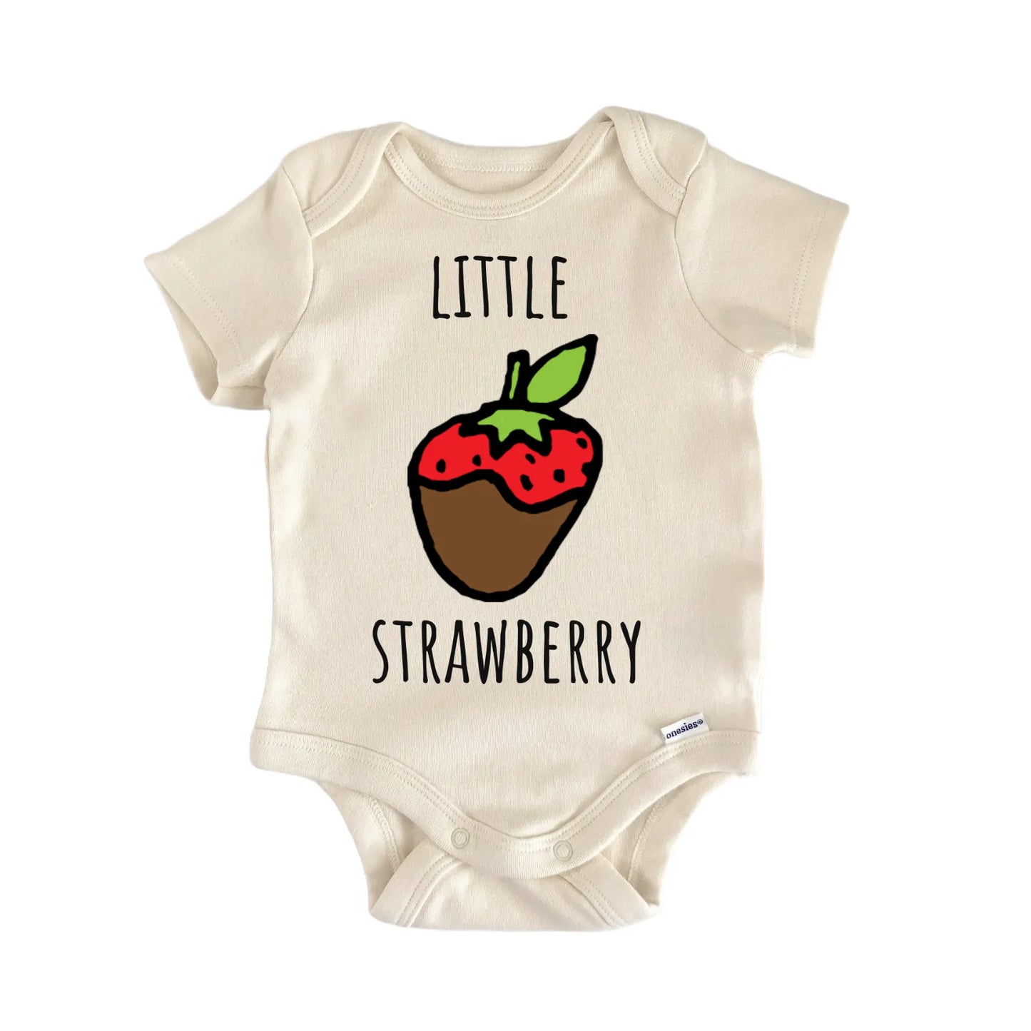 Little Strawberry Chocolate Fruit Baby Gift Baby Bodysuit