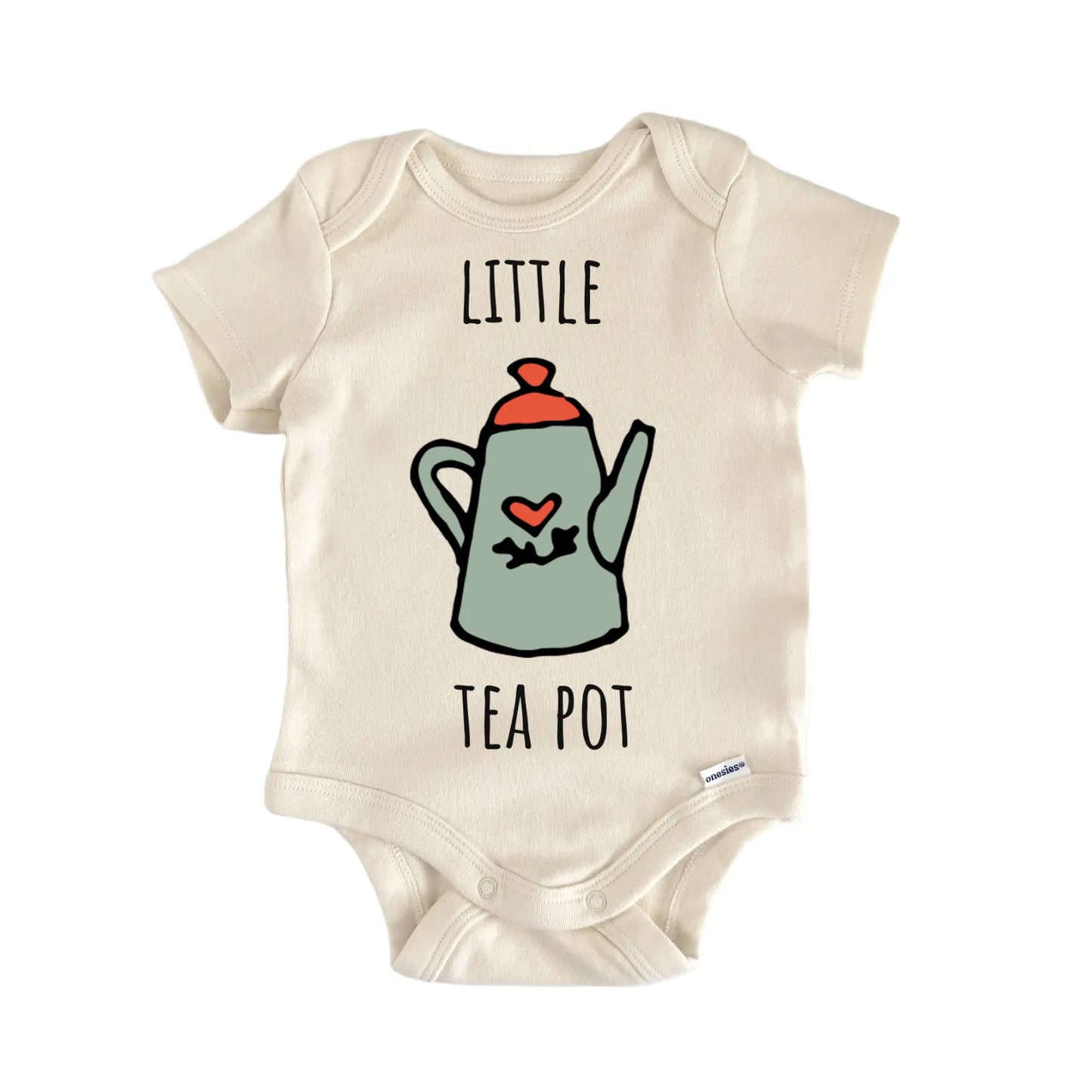 Little Teapot Tea Coffee Baby Gift Baby Bodysuit