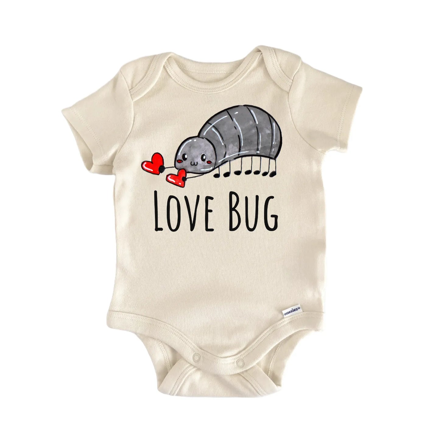 Love Bug Rolly Polly Insect Baby Gift Baby Bodysuit
