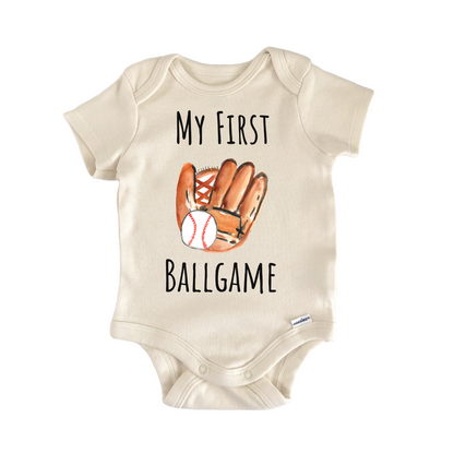 My First Baseball Game Infant Gift Baby Bodysuit